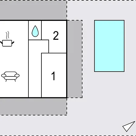 2 Bedroom Cozy In Ferienhaus